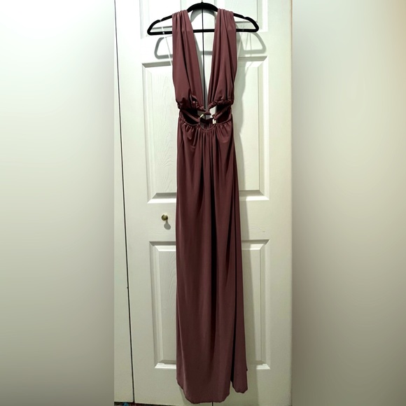 Tinas Fashion Mauve Maxi Dress NWT - Picture 2 of 8